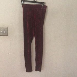 Velvet leggings